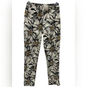 Save the Queen Jacquard/Brocade Style Print Pants Sz S